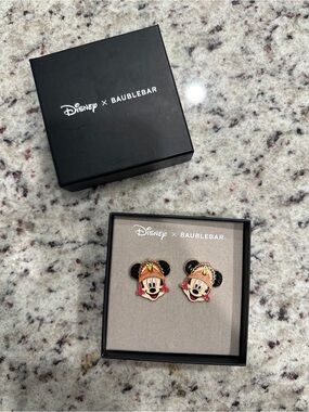 BaubleBar Disney Mickey Thanksgiving Earrings